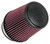 K&N Univ Rubber Round Tapered Filter 4.375in Flg ID/10 Deg Flg Angle 6in B OD/4.625in T OD/6.5in H