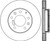 Centric Mazda Premium Brake CryoStop Rotor