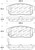 StopTech Street Touring 11/00-02 Infiniti G20/10/00-04 I30/I35 Rear Brake Pads