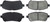 StopTech Performance 11-13 Ford Fiesta Front Brake Pads