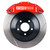 StopTech Chrysler 300C Front Touring 1-Piece BBK w/ Red ST-60 Calipers Slotted Rotor