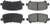 StopTech 12-18 Honda Pilot Street Select Rear Brake Pads