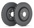 Hawk Talon 10-18 Subaru Multiple Applications Slotted-Only Vented 11.4 in Rear Brake Rotor Set