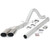 Banks Power 11-13 Ford 6.7L F250-350 Monster Exh Sys - SS Single-Dual Exh w/ Chrome Tips