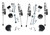 Superlift 18-22 Jeep Wrangler JL (NO Mojave) 4WD 2.5in Coil Spacer Lift Kit w/Fox 2.0 Res Shocks