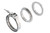 Borla Universal 3in Stainless Steel 3pc V-Band Clamp w/ Male and Female Flanges