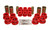 Energy Suspension 70-78 Nissan 240Z/260Z/280Z Red Rear Control Arm Bushing Set