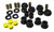 Energy Suspension 06-11 Honda Civic Black Rear Lower Trailing Arm and Lower Knuckle Bushing Set