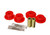 Energy Suspension 97-06 Jeep Wrangler TJ Front Control Arm Bushing - Axle Only Position - Red