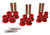 Energy Suspension Spring Bushings - Red 4.2140R