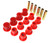 Energy Suspension Jeep Spring Bushing Set - Red