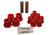 Energy Suspension 70-72 Dodge Charger (w/ 1-1/2in Main Eye) Red Rear Leaf Spring Bushing Set
