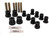 Energy Suspension 73-87 GM Denali XL/SUburban/Yukon XL 4WD Black Front Leaf Spring Bushing Set