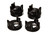 Energy Suspension 98-02 Dodge Ram 2500/3500 Black Motor Mount Insert Set for 5.9L Cummins 24V