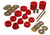 Energy Suspension 67-72 GM 3/4 Ton C-20/C2500 / 1 Ton C-30/C3500 2WD Red Body(cab) Mount Set