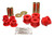Energy Suspension 92-95 Toyota MR2 Red Front Control Arm Bushing Set (includes Strut Bushings)