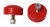 Energy Suspension 1in Tall Buttonhead Bump Stop - Red