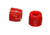 Energy Suspension Bump Stop Set/ Mcpherson Strut - Red