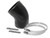 aFe Magnum FORCE Silicone Replacement Coupling Kit 3in ID to 2.75in ID x 45 Deg. Elbow - Black
