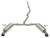 aFe POWER Takeda 16-17 Honda Civic I4-1.5L (t) 2.5-2.25in 304 SS CB Dual-Exit Exhaust Blue Tips