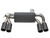 aFe MACHForce XP 3in - 2 1/2in Axle Back 304SS Exhaust w/ Carbon Fiber Tips 16-17 BMW M2 (f87)