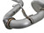aFe POWER Takeda 2.5in 304 SS Cat-Back Exhaust System Subaru Crosstrek 18-19 H4-2.0L