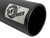 aFe SATURN 4S 4in SS Intercooled Exhaust Tip - Black 4in In x 5in Out x 12in L Bolt-On