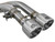 aFe MACH Force-Xp 3.5in. 304 SS C/B Exhaust w/o Muffler 15-18 BMW X5 M V8-4.4L (tt) - Polished Tip