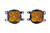 Diode Dynamics SS3 Type CGX LED Fog Light Kit Max - Yellow SAE Fog
