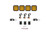 Diode Dynamics SS5 Pro Universal CrossLink 4-Pod Lightbar - Yellow Driving