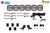 Diode Dynamics Bronco SS5 6-Pod CrossLink Grille Lightbar Kit Sport - White Combo