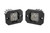 Diode Dynamics Stage Series C1 LED Pod Pro - White Flood Flush RBL (Pair)