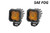 Diode Dynamics Stage Series C1 LED Pod - Yellow SAE Fog Standard ABL (Pair)