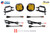 Diode Dynamics SS3 LED Pod Max Type B Kit - Yellow SAE Fog