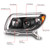 ANZO 06-09 Toyota 4 Runner Projector Headlights Plank Style - Black