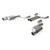 BBK 2015-16 Mustang GT Varitune Complete Cat Back Exhaust System (Includes Resonator Delete X-Pipe)