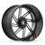 SPOOL 22X14 6X139.7 ET -76 CB 78.1 GLOSS BLACK MILLED