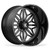 SNOW 22X14 8X170 ET -76 CB 125.1 GLOSS BLACK MILLED
