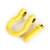 Rugged Ridge Yellow 7/8in D-Rings