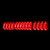 AlphaRex 16-23 Toyota Tacoma LUXX-Series LED 3rd Brake Light Black