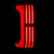 AlphaRex 24-25 Toyota Tacoma NOVA-Series LED Prismatic Tail Lights - Black Red