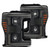 AlphaRex 17-19 Ford F-250/350/450/550 Super Duty LUXX-Series LED Proj Headlights Alpha-Blk SS/SBDRL