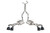 Corsa 2022-2025 Cadillac CT5-V Blackwing 3in. Cat-Back w/ Act. Exh. Dbl. X-Pipe Twin 4.5in. Tips