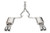 Corsa 24+ Ford Mustang V8 5.0L 3in Cat-Back Exhaust System w/ Twin 4in Polished Straight Tips