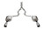 Corsa 24+ Ford MustangGT Sport Cat-Back Exhaust Sys. 3.0in Dual Rear Exit w/4.5in Straight Cut Tips