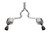 Corsa 24+ Ford MustangGT Sport Cat-Back Ex.Sys 3.0in Dual Rear Exit w/4.5in Blk PVD Pro Series Tips