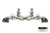 Corsa 2020-2025 Chevrolet Corvette C8 RWD 3in Delete 4 Valve Cat-Back w/NPP w/4.5in CF Polished Tips