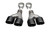 Corsa 2011-2021 Jeep Grand Cherokee Twin 2.5in Inlet / 4in Outlet Black PVD Pro-Series Tip Kit