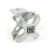 Rugged Ridge 1.25-2.0in Silver X-Clamp