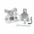Rugged Ridge 1.25-2.0in Silver X-Clamp